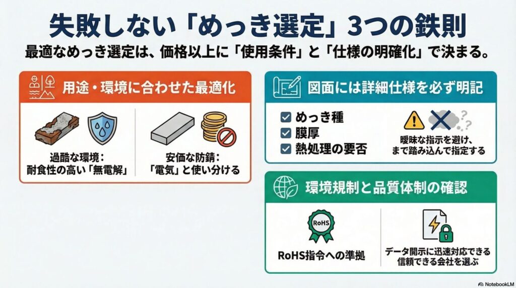 購買・調達担当者が押さえておきたい「めっき選定のポイント」｜大阪めっき・アルマイトナビ
