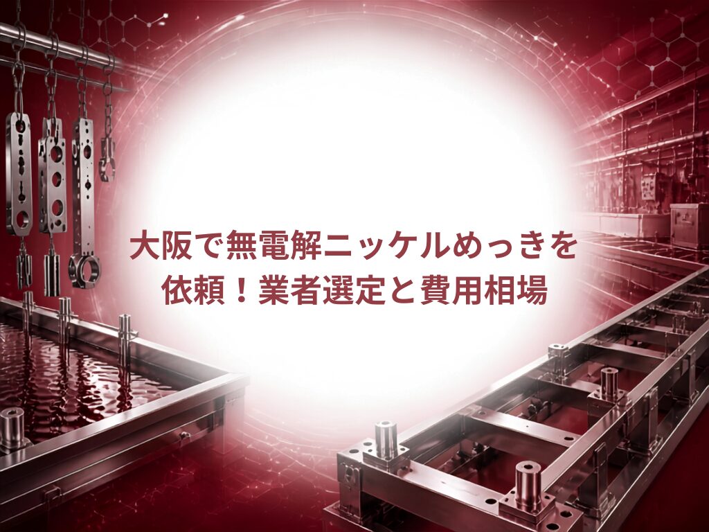 大阪で無電解ニッケルめっきを依頼!業者選定と費用相場|大阪めっき・アルマイトナビ