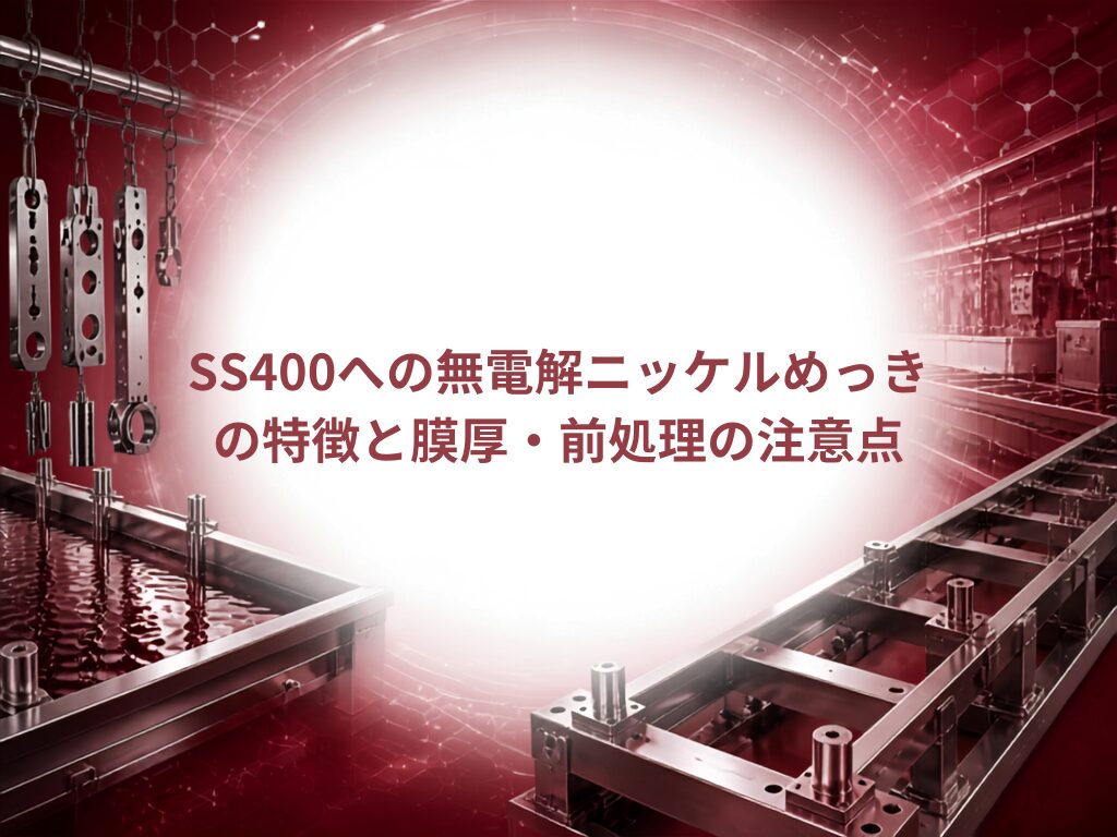 SS400への無電解ニッケルめっきの特徴と膜厚・前処理の注意点|大阪めっき・アルマイトナビ|株式会社旭鍍金工業所