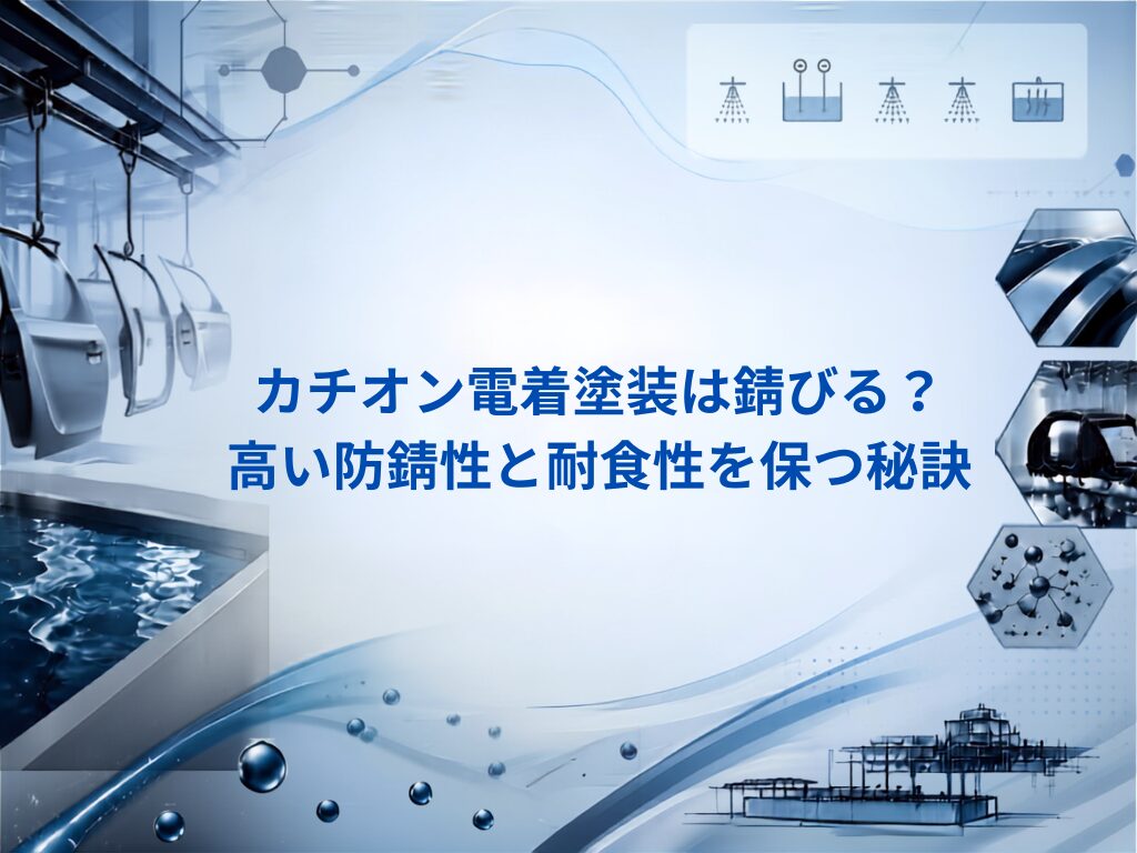 カチオン電着塗装は錆びる?高い防錆性と耐食性を保つ秘訣