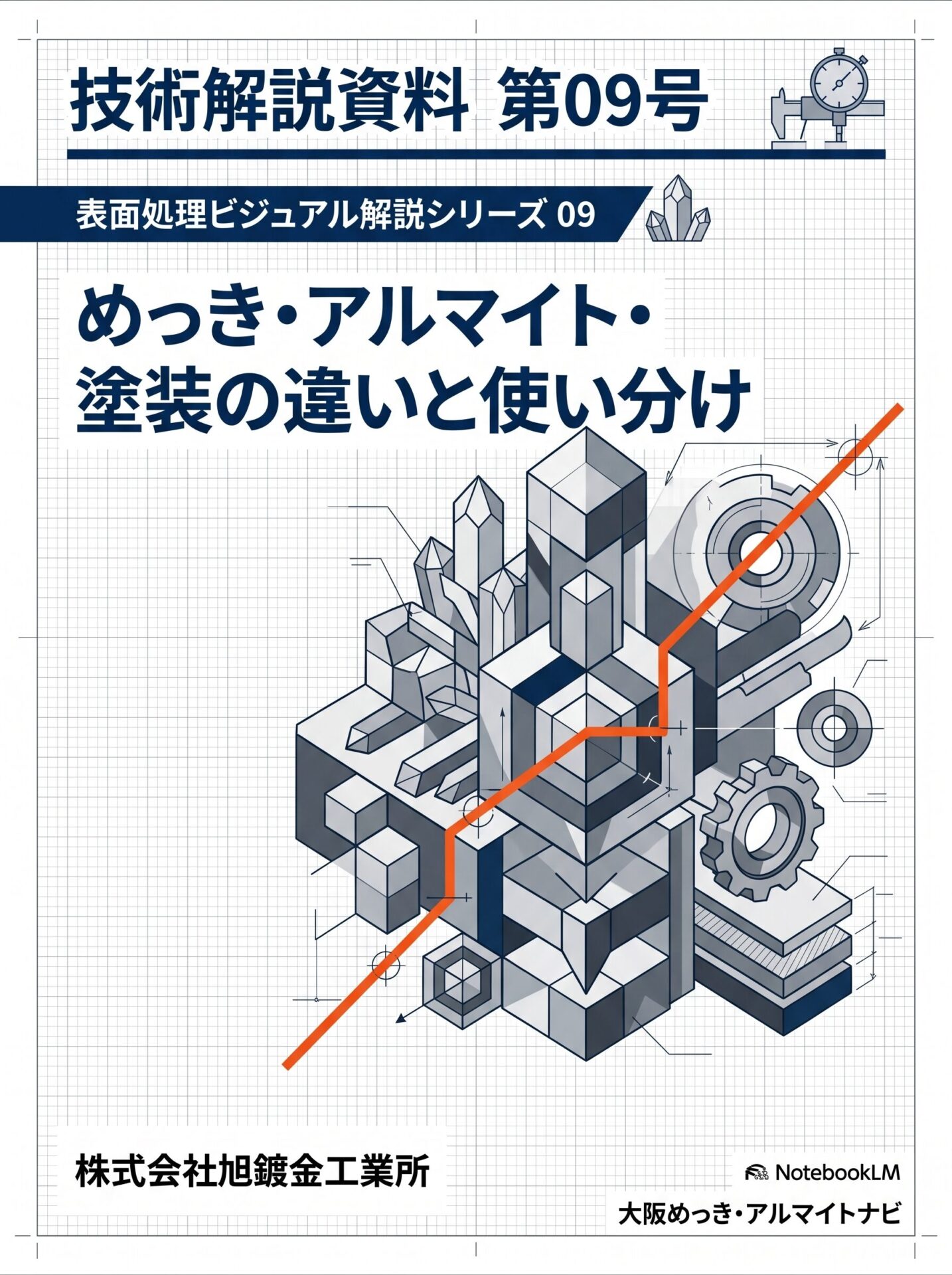 表面処理ビジュアル解説シリーズ09「めっき・アルマイト・塗装の違いと使い分け」